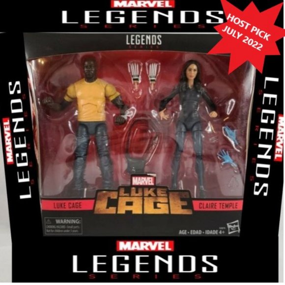 Marvel Legends Series Luke Cage & Claire Temple 2Ps Set NEW - Picture 1 of 15